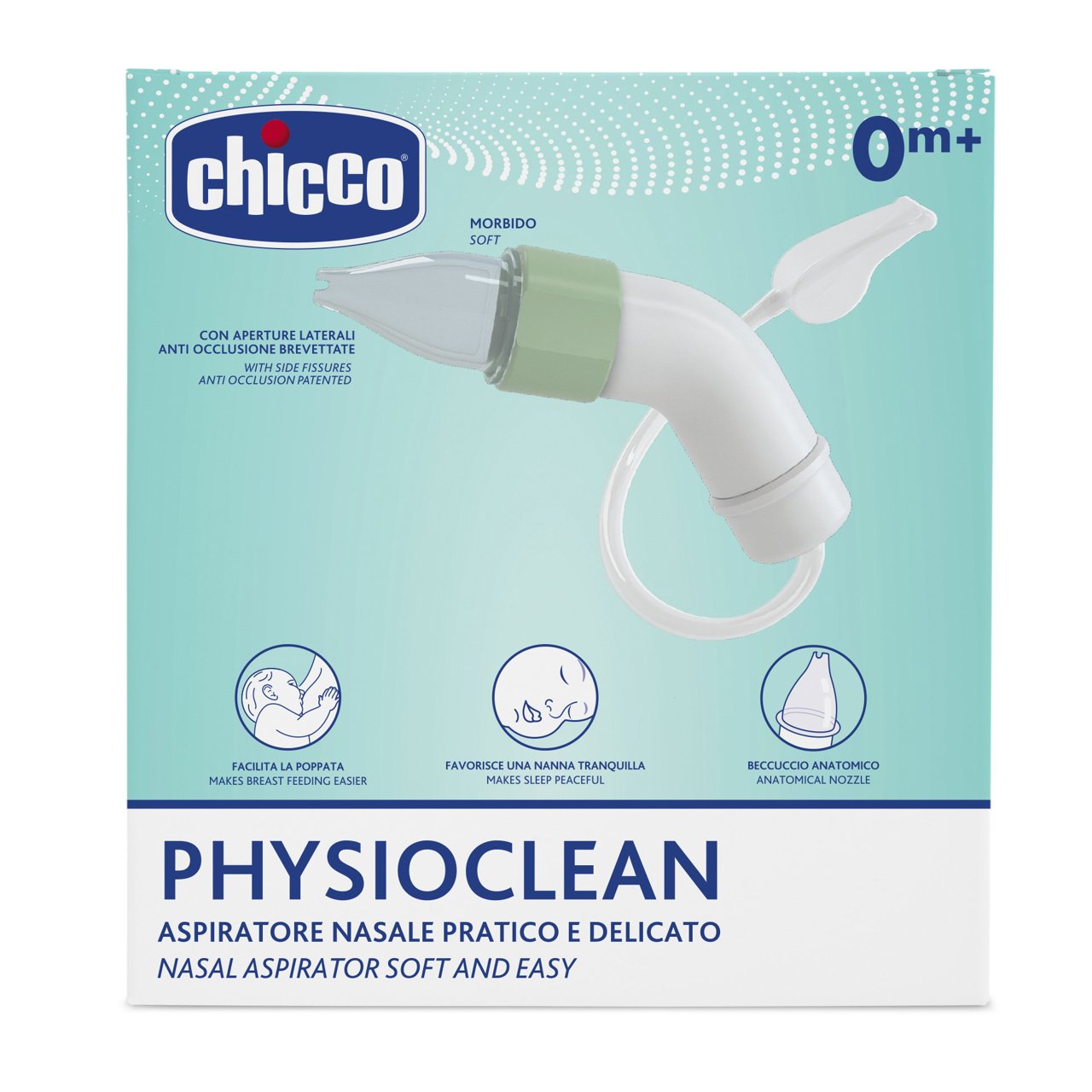 Chicco Physioclean Aspiratore nasale pratico e delicato