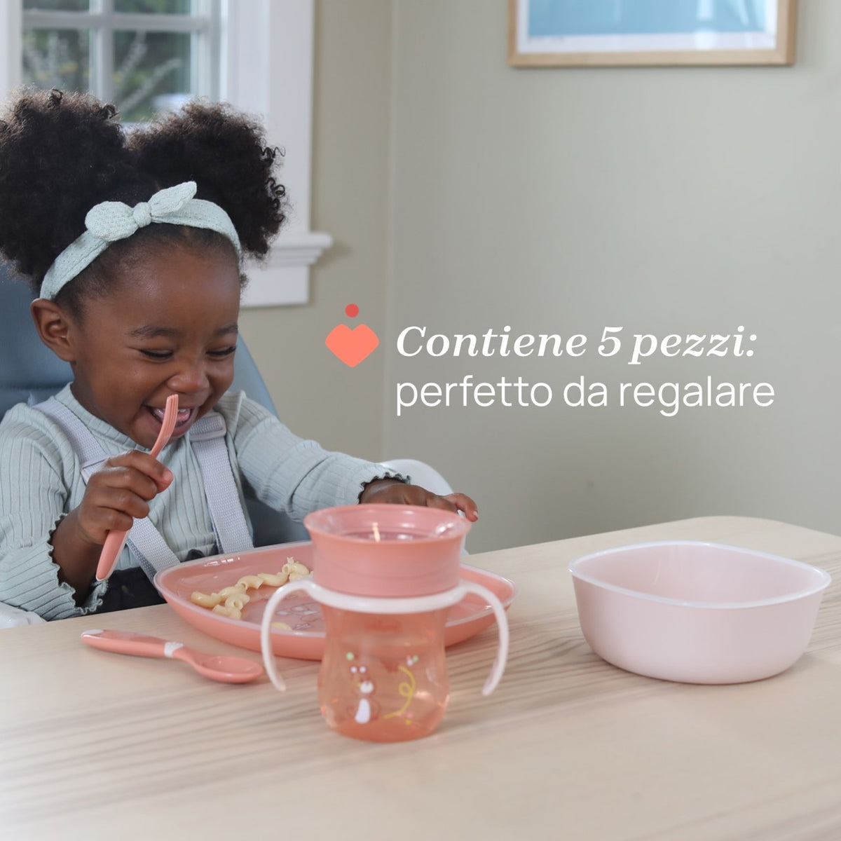 Chicco Set Pappa - All you nedd set - 5 pz 12m+