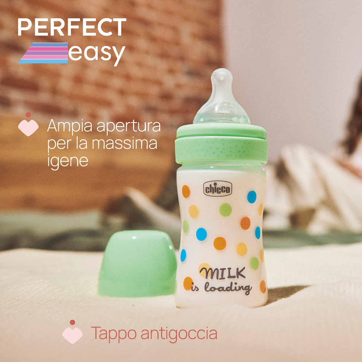Chicco Biberon PERFECT EASY Flusso Lento (150 ml)