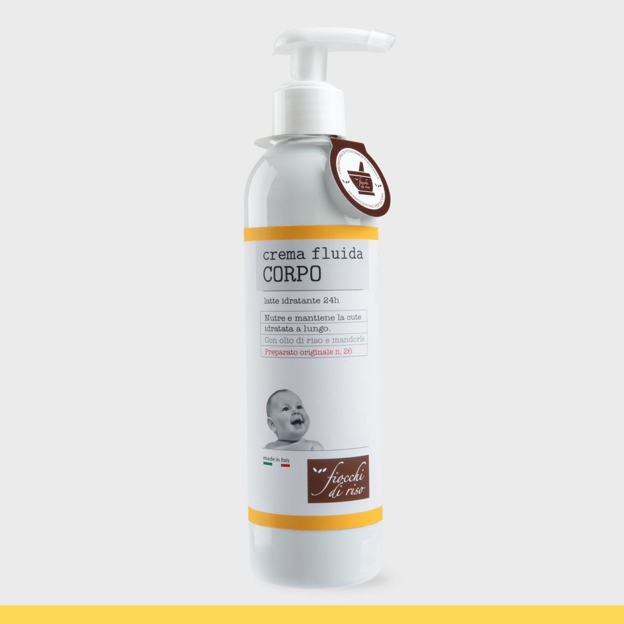 Fiocchi di Riso Crema Fluida Corpo Latte Idratante 24h 400ml