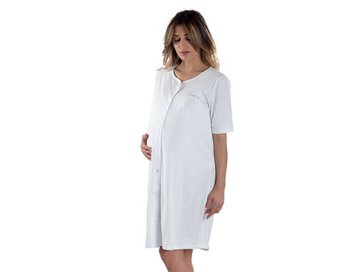 Premamy Camicia Clinica aperta avanti mazza manica