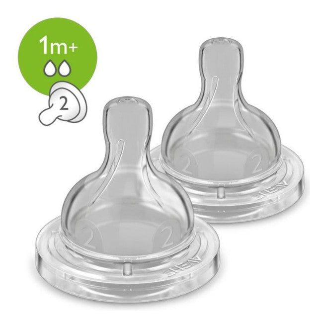 Avent Philips - Tettarelle Classic 2pz 1m+ Flusso lento