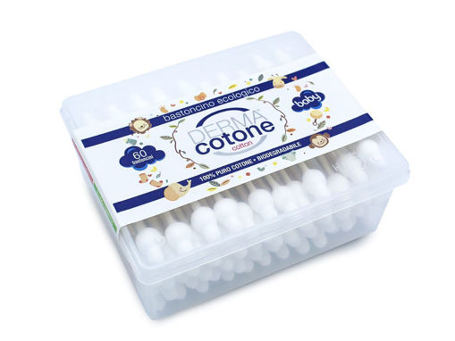 Dermacotone Cotton Fiock - Bastoncini Ecologici 60 pz