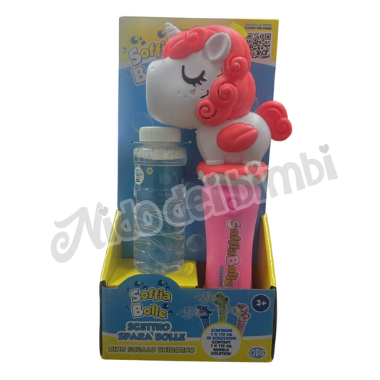 Ods - Soffia Bolle Scettro Sparabolle - Dino,Squalo, Unicorno 115 ml