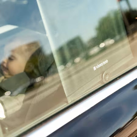 Kikkaboo Tendine Parasole a rullo per auto 2pz - Facile da installare - Massima protezione solare - 46x61cm