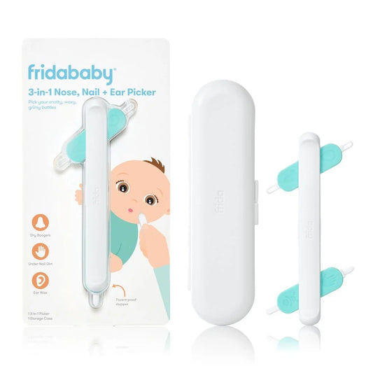 Frida 3 in 1: Tiracaccole , Prodotto essenziale per la pulizia di naso, orecchie e unghie