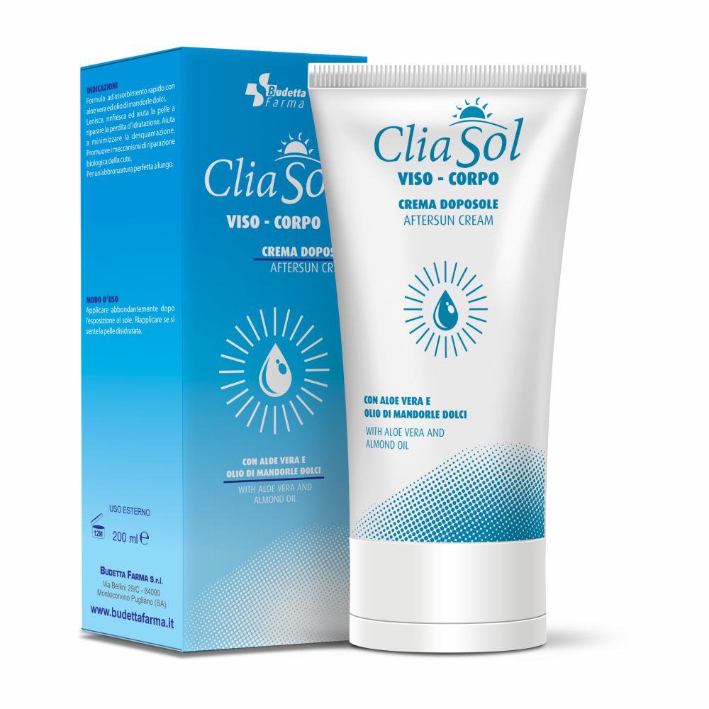 CliaSol Latte Solare Spray 30 SPF da 200 ml + in OMAGGIO Crema Doposole viso-corpo da 200 ml