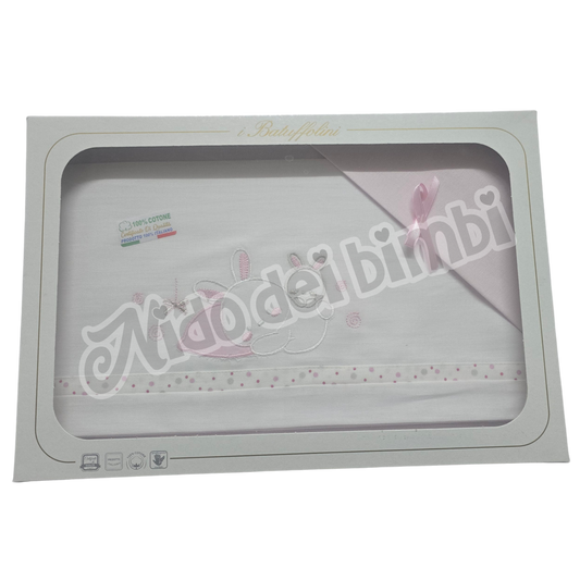 Batuffolini - Composè Culla 3 pezzi - Sopra 85x120 Sotto 40x70x10 Federa 28x37