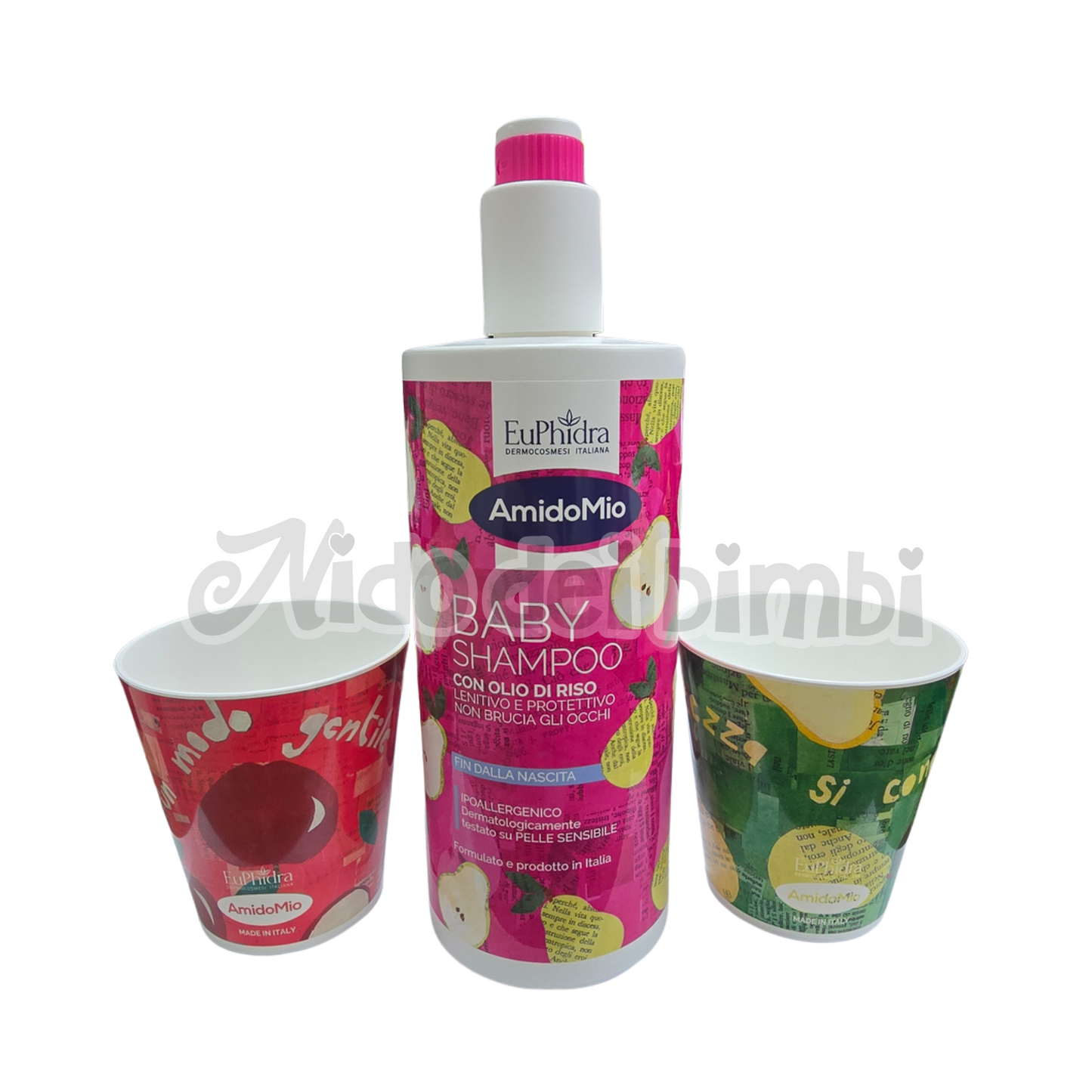 EUPHIDRA Baby Shampoo con olio di Riso da 750ml + TAZZA IN OMAGGIO !!