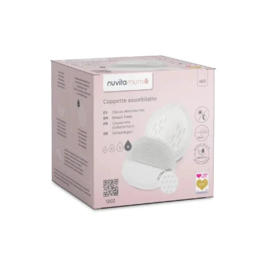 Nuvita Coppette assorbilatte monouso per giorno e notte - 60pz