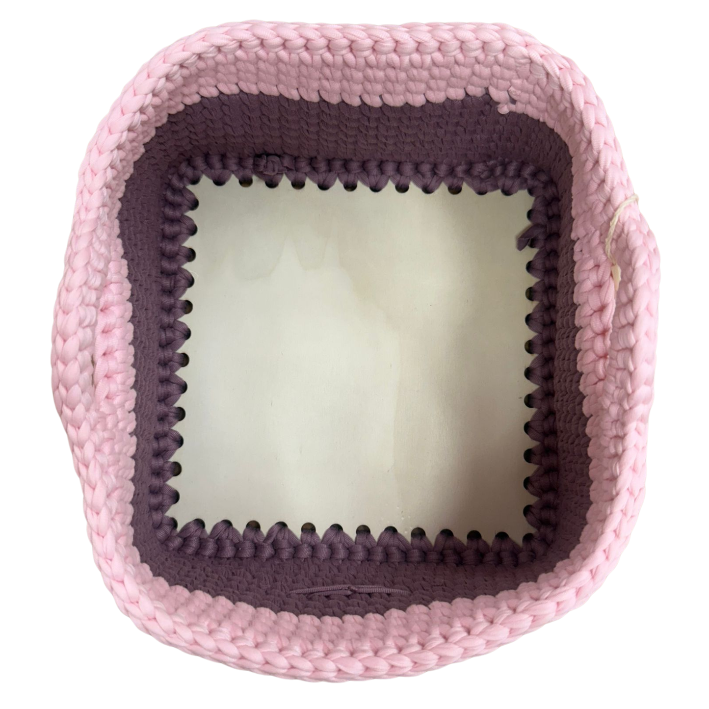Cesto personalizzabile con nome - Orsetto - Rosa