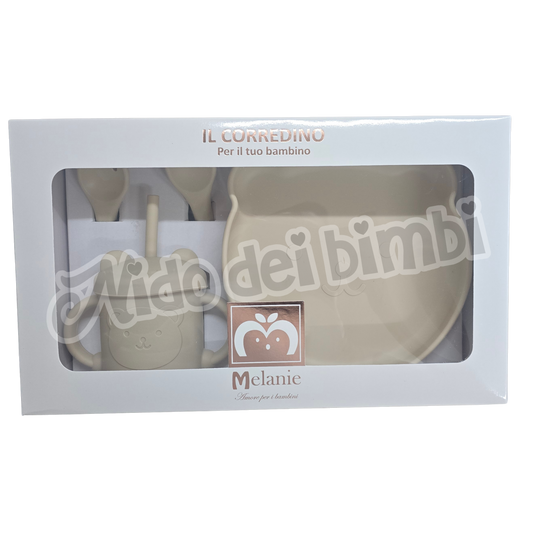 Melanie Set Pappa 4 pezzi in Silicone