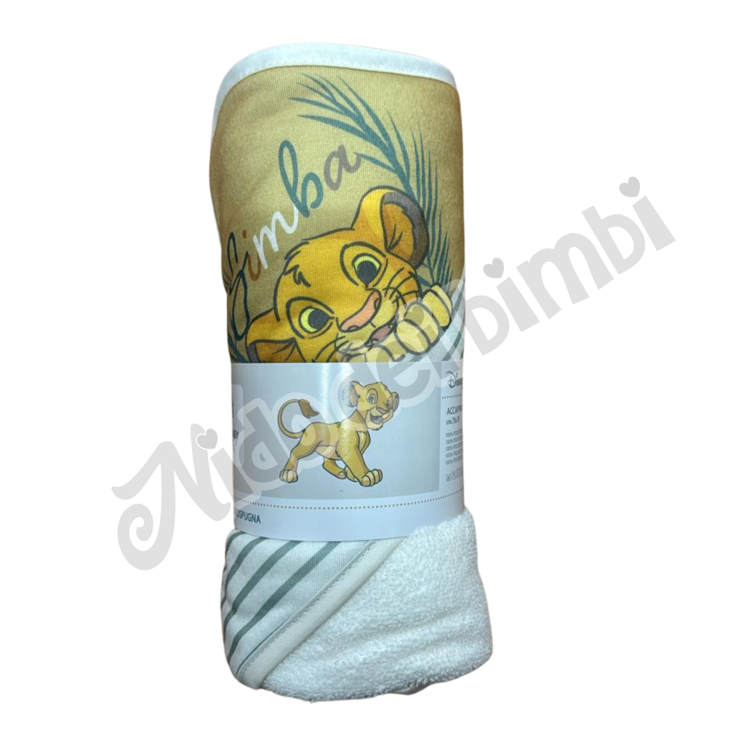 Disney Baby Accappatoio Idrospugna 75x75 cm - vari personaggi