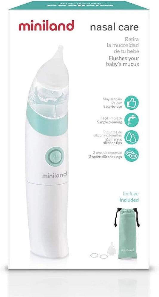 Miniland Nasal Care - Aspiratore Nasale Elettrico 0m+
