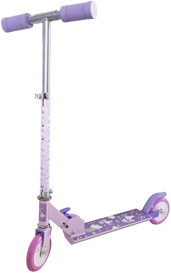 Ods - Monopattino Scooter Unicorni - 66,5x27x68,5/74,5cm