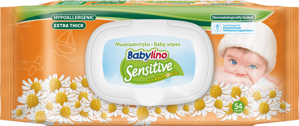 Babylino Sensitive Salviettine per neonati - Fragranza delicata - da 54pz