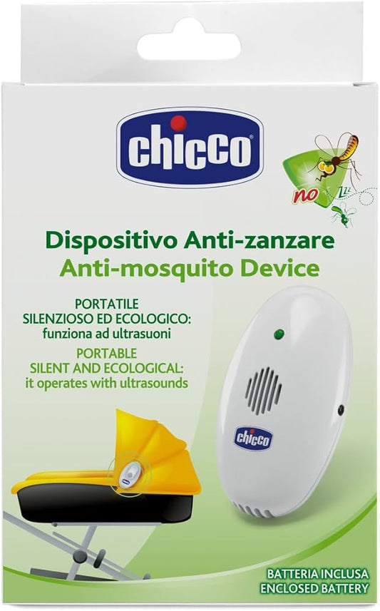 Chicco Dispositivo Anti-zanzare ad Ultrasuoni Portatile e silenzioso