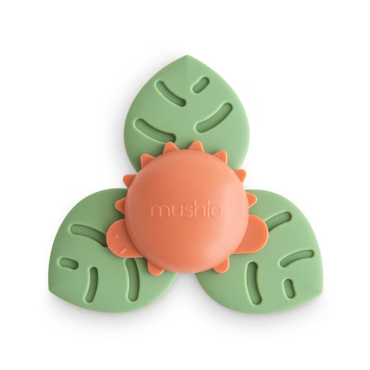 Mushie Dino Suction Spinner Toy - Gioco con ventosa Dinosauro