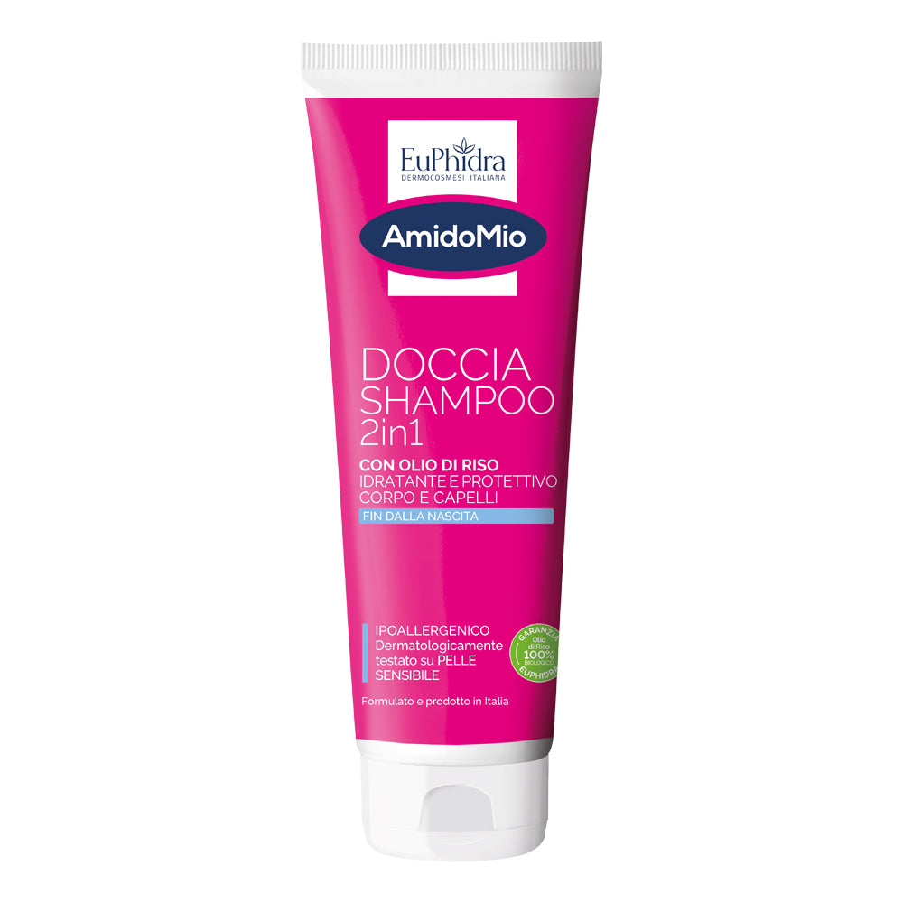 Euphidra Doccia Shampoo 2 in 1 con Olio di riso 250ml