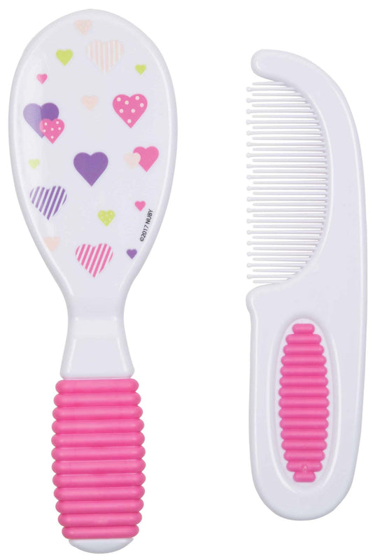 Nuby Set Pettine e Spazzola 3m+