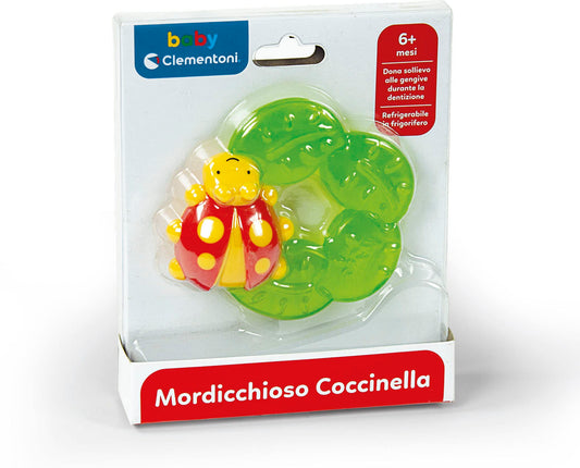 Clementoni Mordicchioso Coccinella Gioco Massaggia gengive refrigerante 6m+