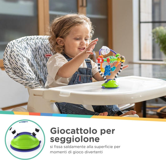 Nuby Silly Spinwheel Gioco Interattivo a Ventosa Seggiolone, 6+ Mesi