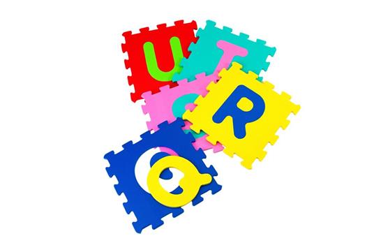 Vitamina G Tappeto Puzzle Lettere 5 pz altezza 1 cm