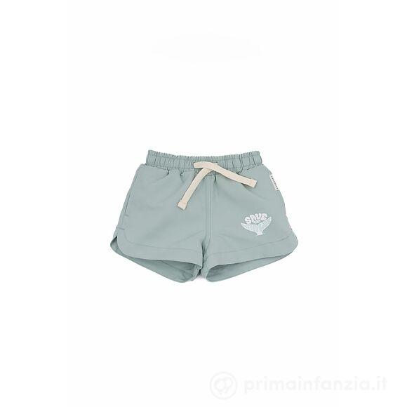 Bamboom - Costume da bagno - Shorts Bambino Uv50+ Whale - Taglia 9-12 mesi