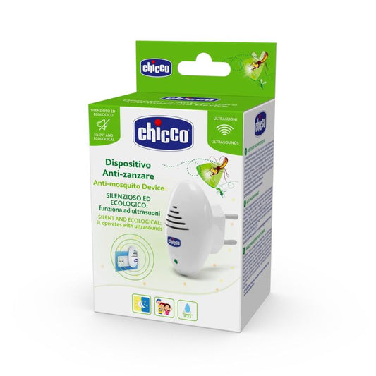 Chicco Dispositivo Antizanzare ad ultrasuoni - silenzioso ed ecologico - a basso consumo di energia