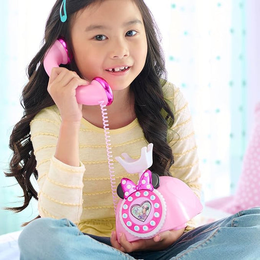 Disney Telefono Rotativo Minnie Parla con me - con effetti luminosi 3a+