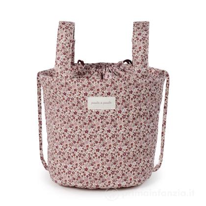 Pasito a Pasito Borsa Zaino Bucket Bag Cherry Flowers