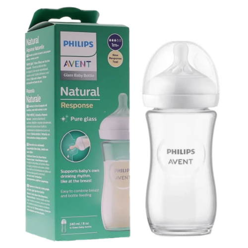 Avent Philips Biberon Natural Response Vetro 3-6m 240 ml