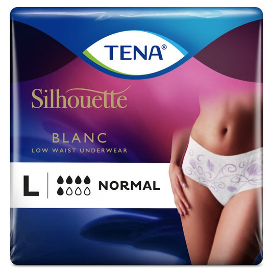 Tena Lady Silhouette Assorbenti a mutandina a vita bassa Bianco Taglia L 5 pz