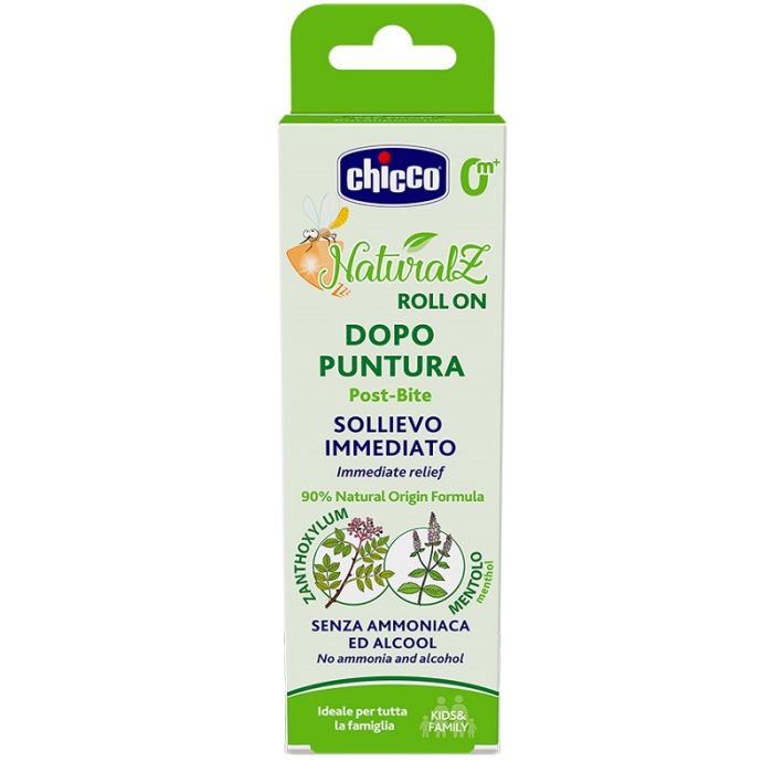 Chicco Natural Z Roll On Post Puntura sollievo immediato - senza ammoniaca - ideale per tutta la famiglia