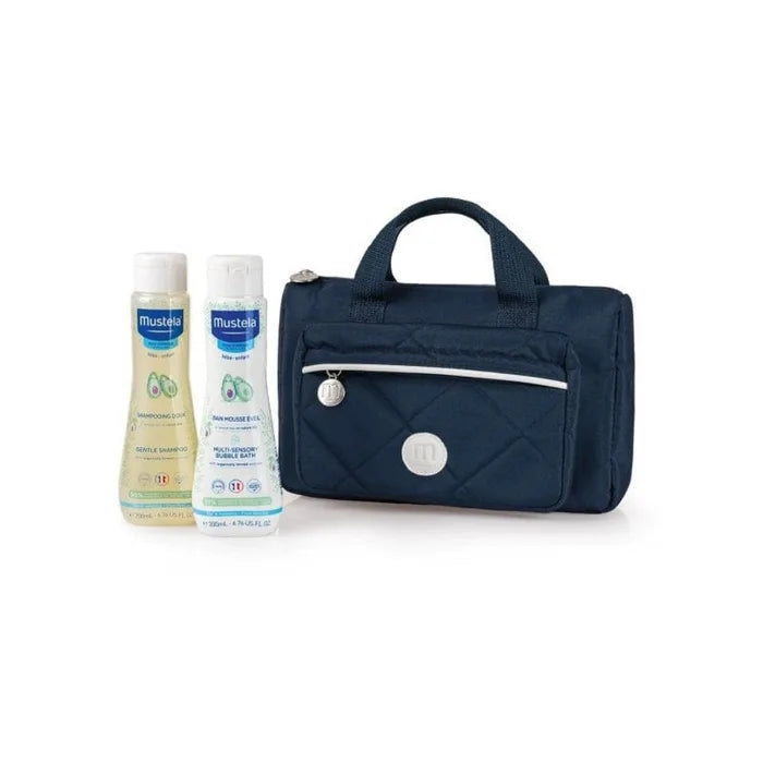 Mustela Vanity Set con Bagnetto Mille bolle 200 ml e Shampoo Dolce 200 ml
