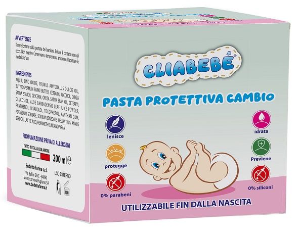 Cliabebe' Pasta Protettiva Cambio all' Ossido Zinco 200ml