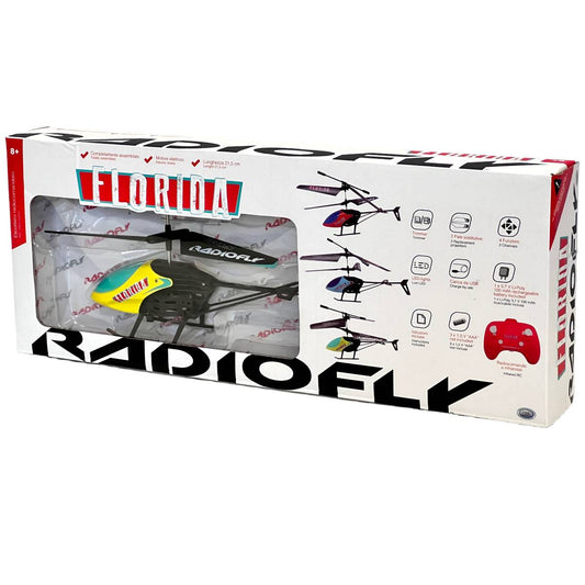Radio Fly Elicottero Radiocomandato - Vola davvero, motore elettrico, lunghezza 21,5 cm