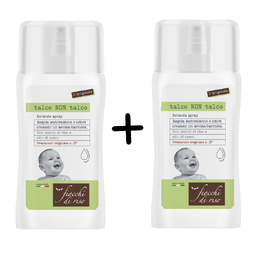 Fiocchi Di Riso - Talco Non Talco Spray Bipack Confezione 2X100ml