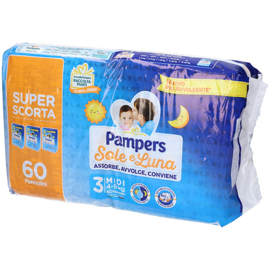 Pampers Sole e Luna Pannolini Super Scorta