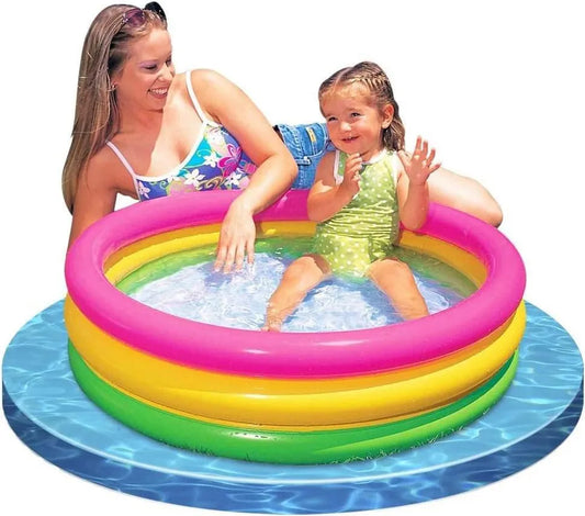 Intex Piscina Multicolor 3 anelli 86x25 cm 1-3 anni