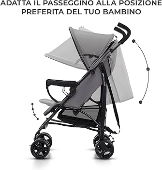 KinderKraft Tik Stroller Passeggino chiusura ad ombrello