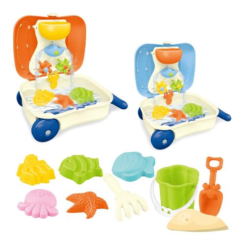 Ods - Set Spiaggia Deluxe - Trolley 2 in 1 con 9 accessori