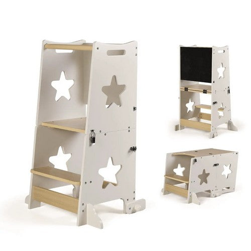 Ms Innovaciones - Torre di apprendimento metodo Montessori 4 in 1