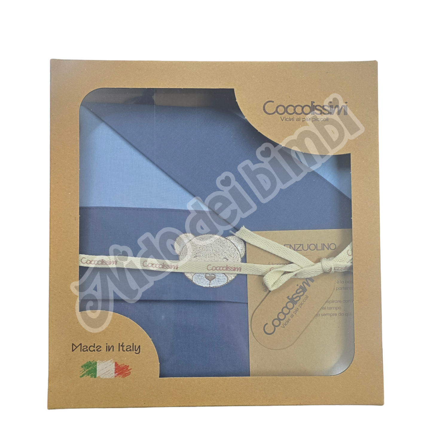 Coccolissimi Completo 3 pezzi per Lettino 100% Cotone - Serie Teddy