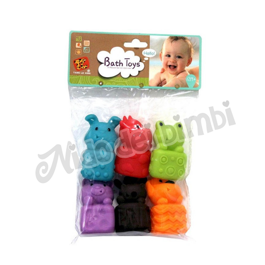 Kidz Corner - Amici del Bagnetto Gommolosi 6 pz 12m+