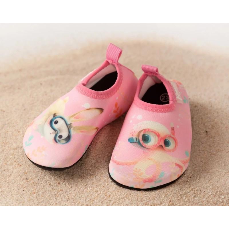 Kiokids - Scarpette per bambini - Antiscivolo per spiaggia e piscina - Rosa
