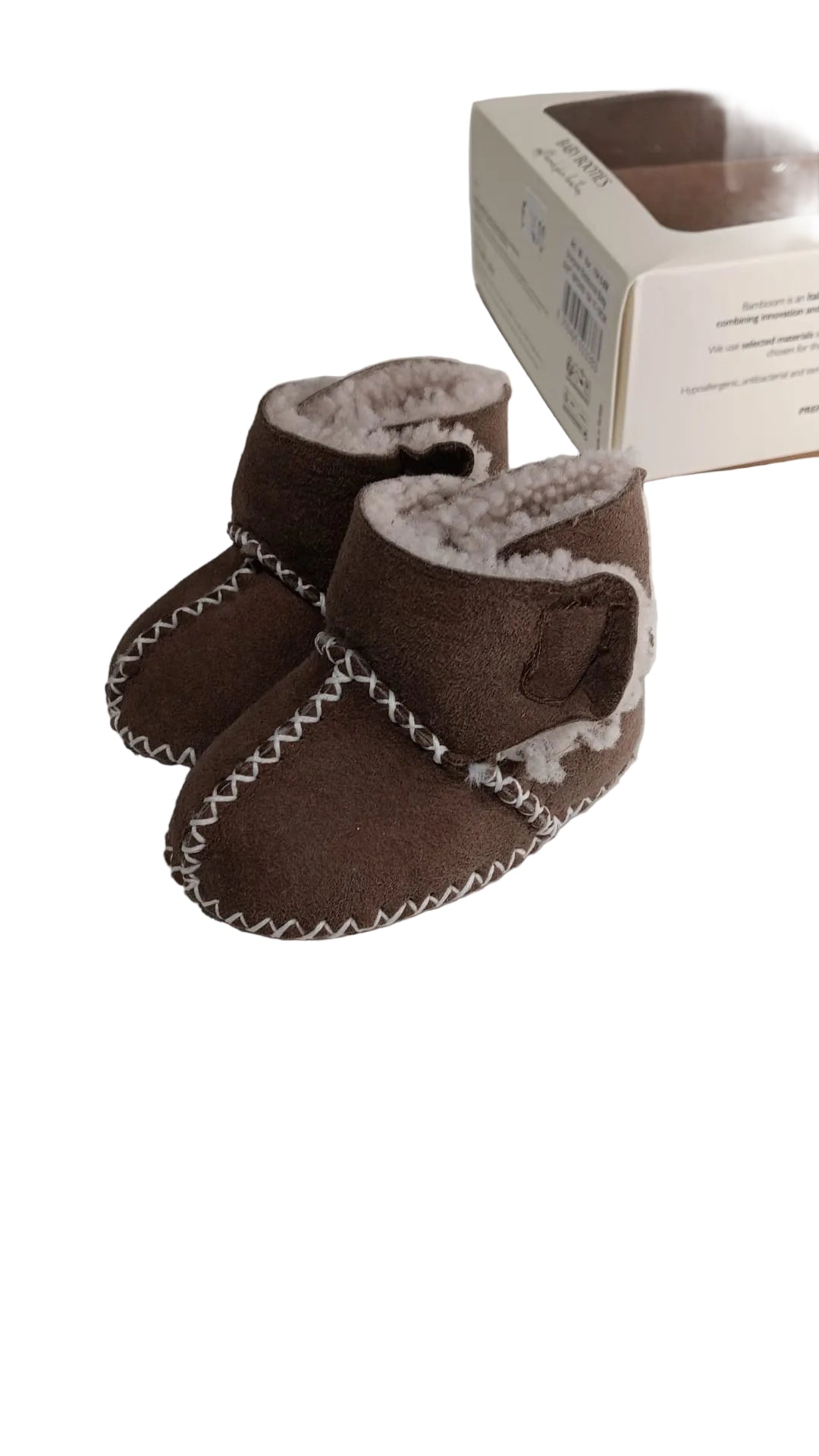 Bamboom Scarpine Babbucce Baby - Col. Soft Brown - Misura 17/18 cm - Art.90 - Var. 154