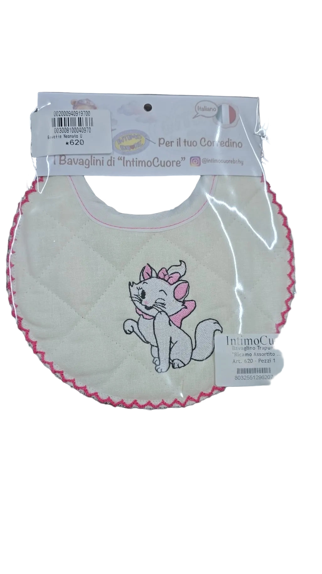 Disney Bavetta Neonato Minù - Art. 620