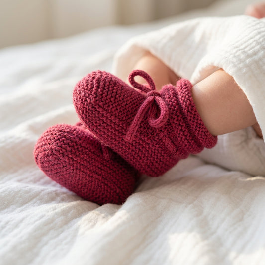 PCS Baby Scarpine Neonato 100% Acrilico - Taglia unica