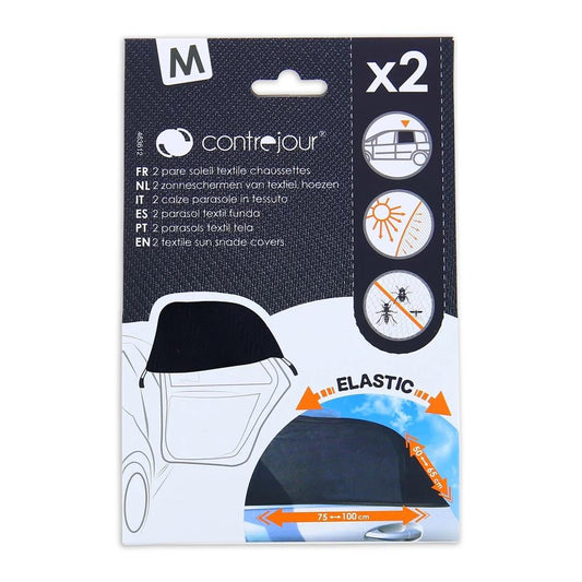 Contrejour Tendine Parasole in tessuto per Auto 2 pz - Protegge dai raggi solari e dagli insetti